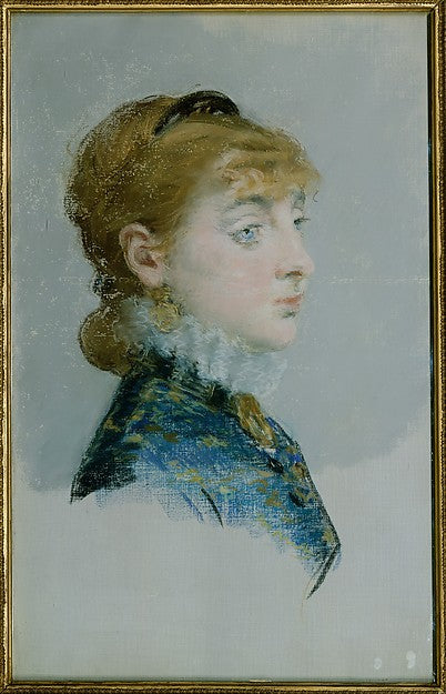 Édouard Manet:Mademoiselle Lucie Delabigne  Called Valtesse -16x12"(A3) Poster