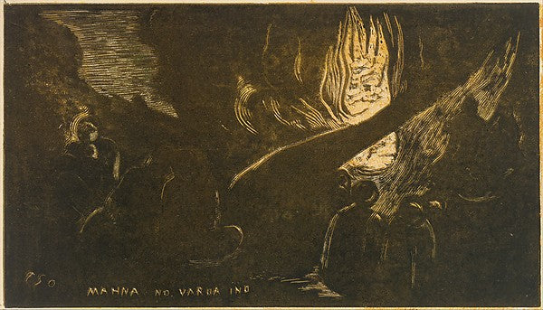 The Devil Speaks   from Fragrance  1893–94-Paul Gauguin,16x12"(A3) Poster