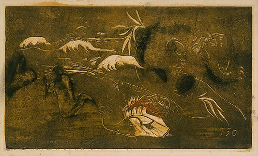 The Universe Is Created 1893–94-Paul Gauguin,16x12"(A3) Poster