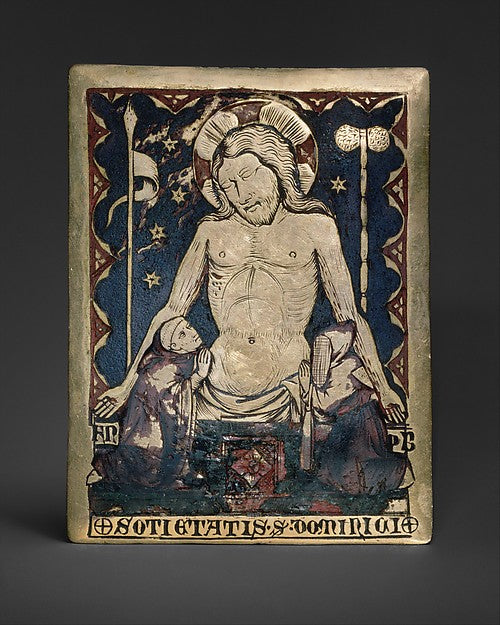 :The Man of Sorrows last quarter 14th century-16x12"(A3) Poster