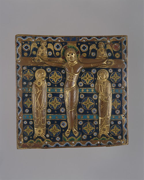 :Plaque with the Crucifixion first quarter 13th century-16x12"(A3) Poster