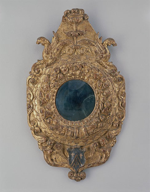 Italian, Siena:Tondo mirror frame c1490–1500-16x12"(A3) Poster