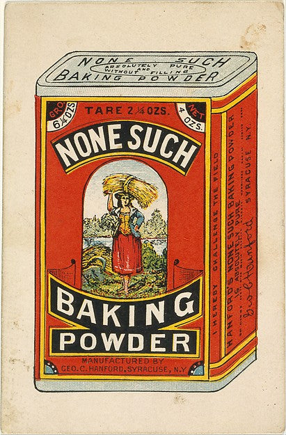 None Such Baking Powder 19th cent-,  Poster Print Wall Art