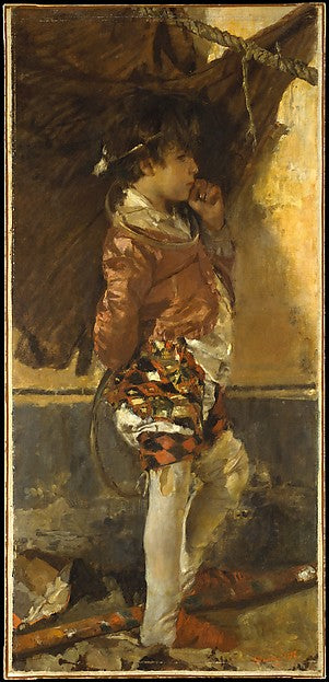 Antonio Mancini:A Circus Boy 1872-16x12"(A3) Poster