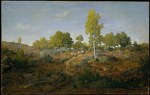 Théodore Rousseau:A Path among the Rocks probably 1861-16x12"(A3) Poster