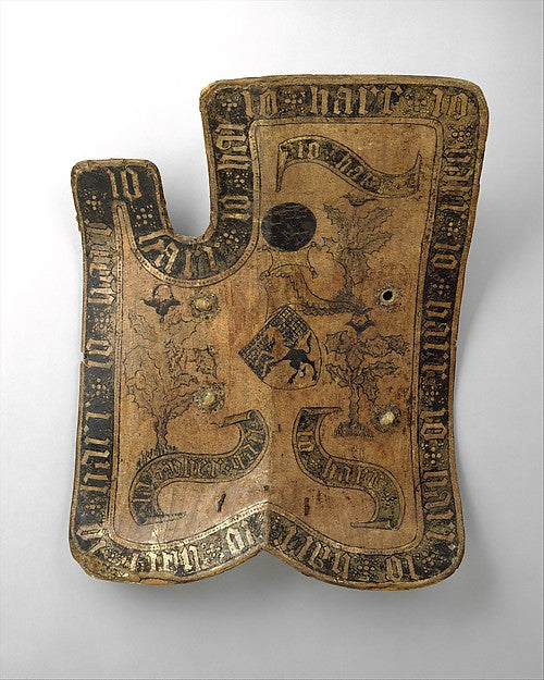 Horseman's Shield  early 15th cent,16X12