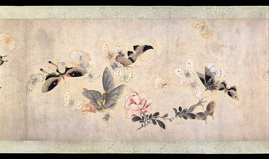 Ming China,Flowers and Butterflies-Attributed to Ma Quan, 16x12"(A3) Poster