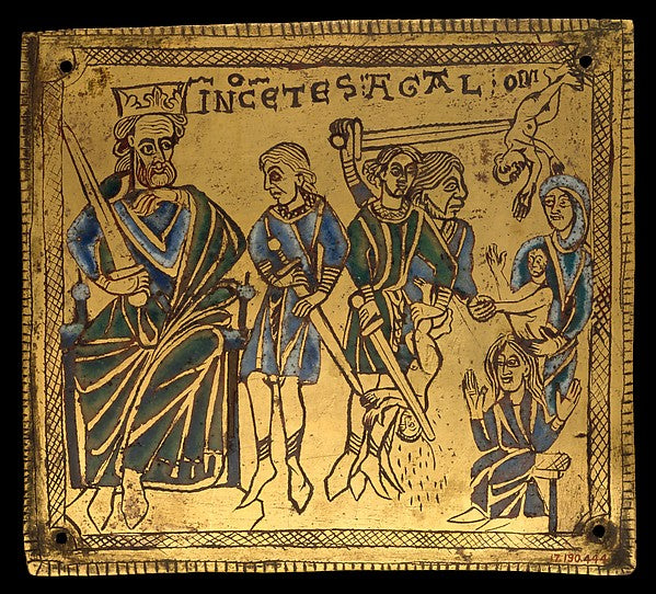 :Plaque with the Massacre of the Innocents c1150-16x12