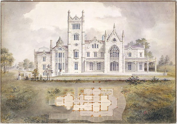 Lyndhurst for George Merritt  Tarrytown  New York  1865-Alexan,  Poster Print Wall Art