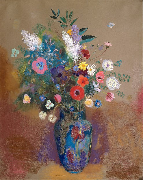 Odilon Redon:Bouquet of Flowers c1900–1905-16x12"(A3) Poster