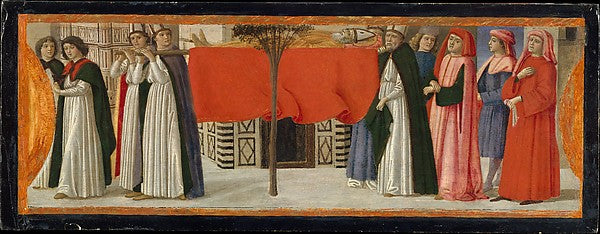 Davide Ghirlandaio:The Burial of Saint Zenobius c1479-16x12"(A3) Poster