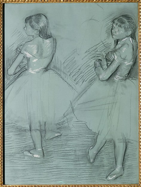 Edgar Degas:Two Dancers c1879-16x12