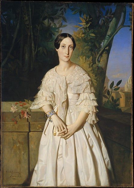 Théodore Chassériau:Comtesse de La Tour-Maubourg 1841-16x12"(A3) Poster