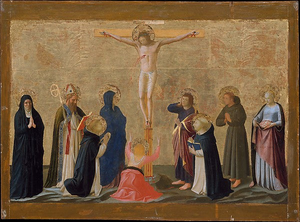 Fra Angelico:The Crucifixion possibly c1440-16x12"(A3) Poster