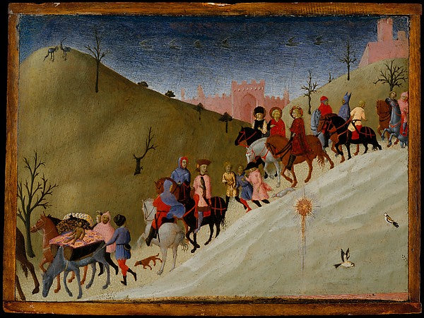 Sassetta:The Journey of the Magi c1433–35-16x12"(A3) Poster