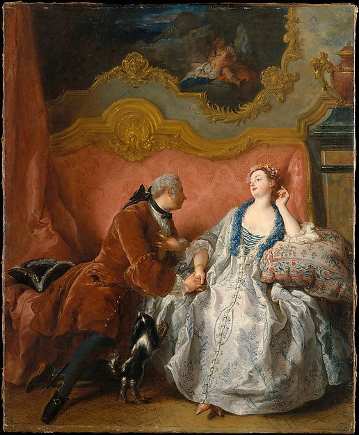 Jean François de Troy:The Declaration of Love c1724-16x12"(A3) Poster