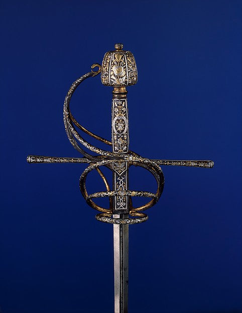 Rapier with Scabbard c1620–30,  Poster Print Wall Art