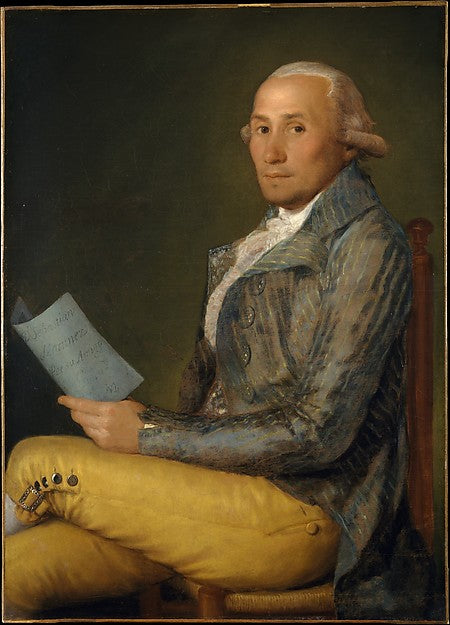 Goya:Sebastián Martínez y Pérez 1792-16x12"(A3) Poster
