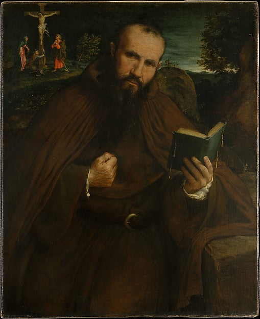 Lorenzo Lotto:Brother Gregorio Belo of Vicenza 1547-16x12"(A3) Poster