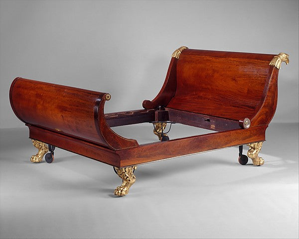 Bedstead c1805–8 Charles-Honoré Lannuier, Jean-Charles Cochois,  Poster Print