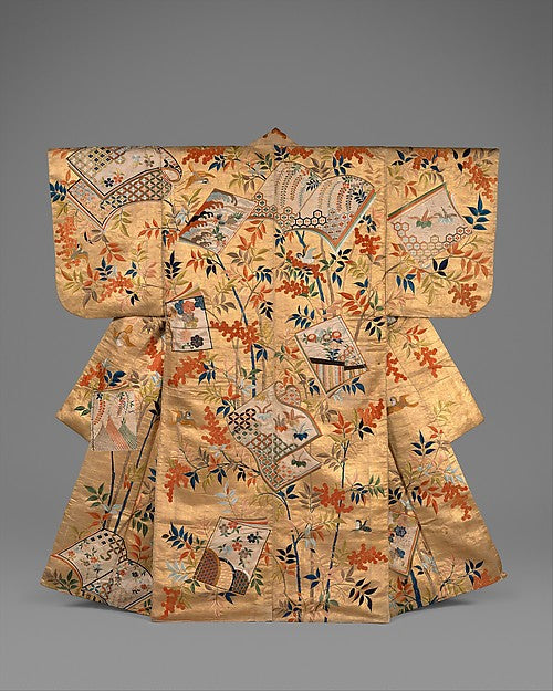 ,Noh Costume with Books and Nandina Branches secon,Classic Ming China Image,16x12"(A3) Poster