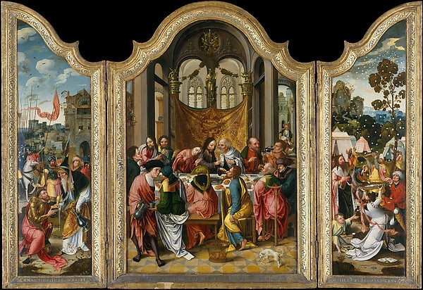 Netherlandish Painters:The Last Supper 1515–20-16x12"(A3) Poster