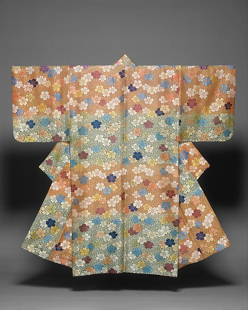 ,Noh Costume with Cherry Blossoms and Fretwork fi,Classic Ming China Image,16x12"(A3) Poster