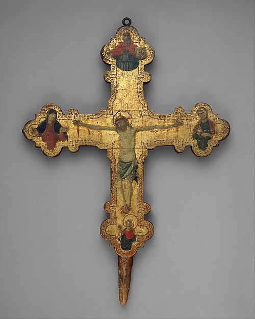 Attributed to Giovanni Antonio da Pesaro:Crucifix c1450-16x12"(A3) Poster