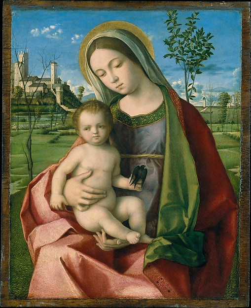 Workshop of Giovanni Bellini:Madonna and Child c1510-16x12"(A3) Poster