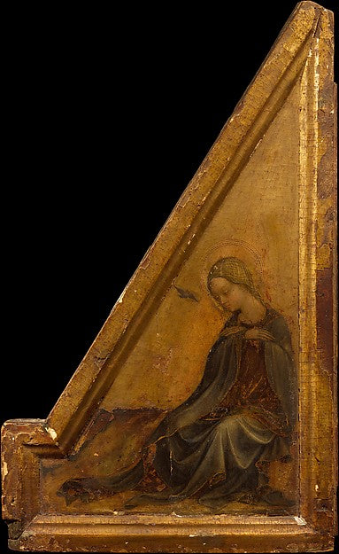 Andrea Delitio:The Virgin Annunciate possibly 1445–50-16x12"(A3) Poster