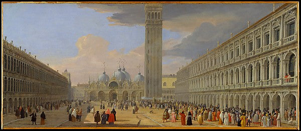 Luca Carlevaris:Piazza San Marco Venice c1709-16x12"(A3) Poster