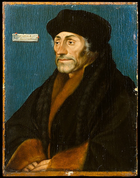 Hans Holbein the Younger ):Erasmus of Rotterdam c1532-16x12"(A3) Poster