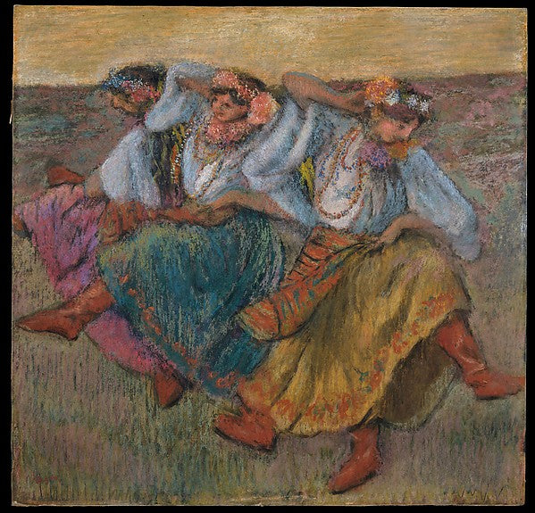 Edgar Degas:Russian Dancers 1899-16x12