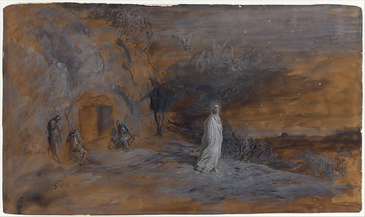 Le Christ sortant du tombeau 1850–83-Gustave Doré,16x12"(A3) Poster
