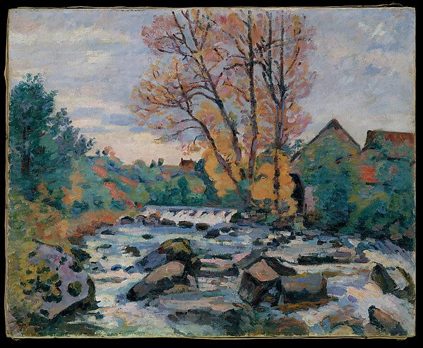 Armand Guillaumin:The Bouchardon Mill Crozant c1898-16x12"(A3) Poster