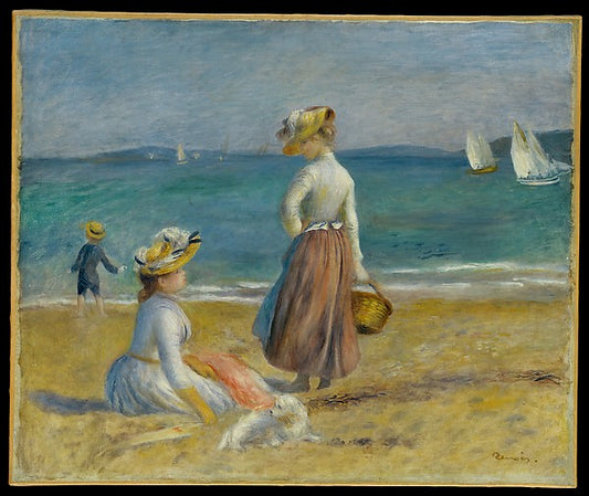 Auguste Renoir:Figures on the Beach 1890-16x12"(A3) Poster