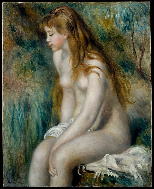Auguste Renoir:Young Girl Bathing 1892-16x12"(A3) Poster