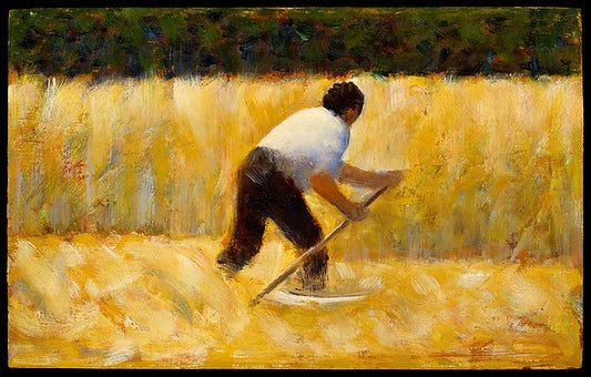 Georges Seurat:The Mower 1881–82-16x12"(A3) Poster