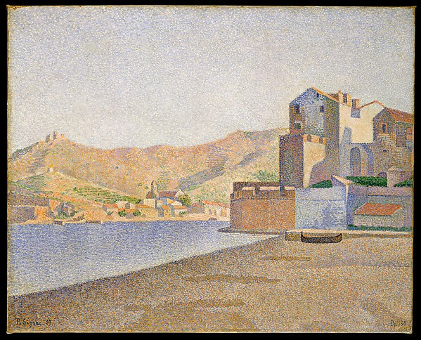 Paul Signac:The Town Beach Collioure Opus 165 1887-16x12"(A3) Poster