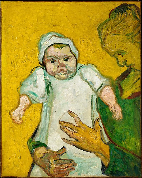 Vincent van Gogh:Madame Roulin and Her Baby 1888-16x12