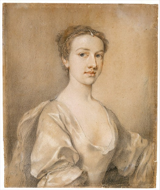 Jacopo Amigoni:Portrait of a Lady 1729–39-16x12"(A3) Poster