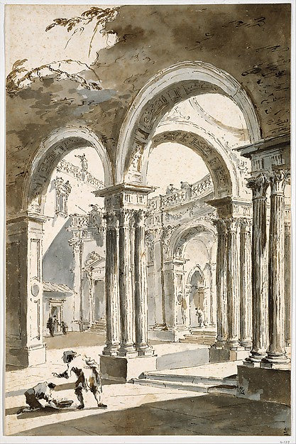 Francesco Guardi , Giacomo Guardi 1764–1835 Venice ):A Colon-16x12"(A3) Poster