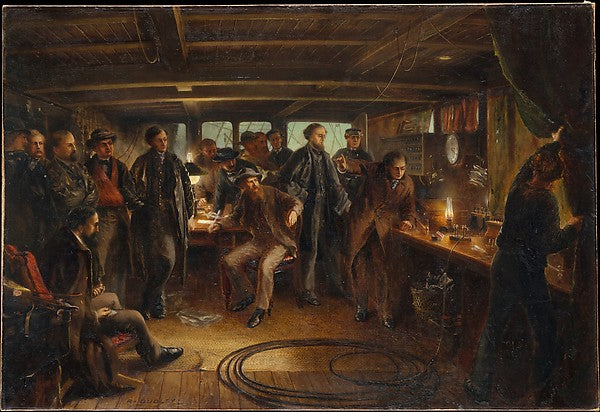 Robert Charles Dudley:Awaiting the Reply c1866-16x12"(A3) Poster