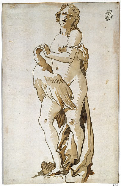 Giovanni Domenico Tiepolo:Leda 1747–1804-16x12"(A3) Poster