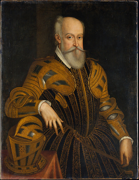 Italian Painter:Alfonso II d'Este  Duke of Ferrara late 16th-16x12"(A3) Poster