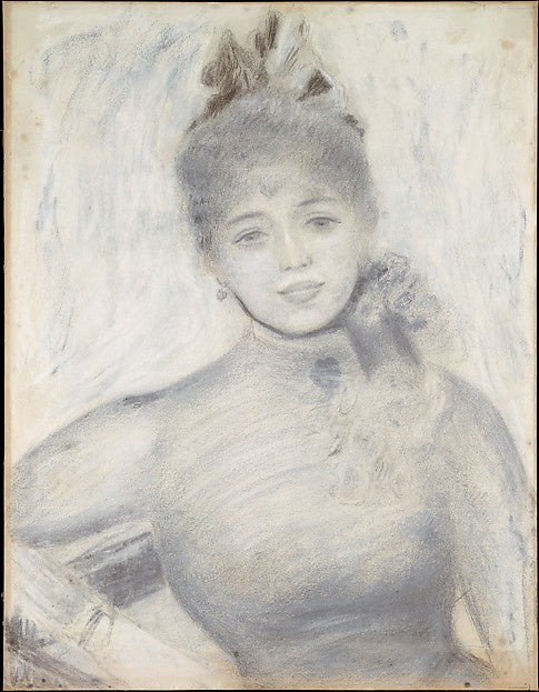 Auguste Renoir:Portrait of Séverine 1885–87-16x12