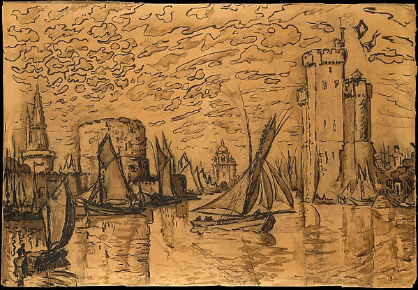 Paul Signac:La Rochelle 1912-16x12"(A3) Poster