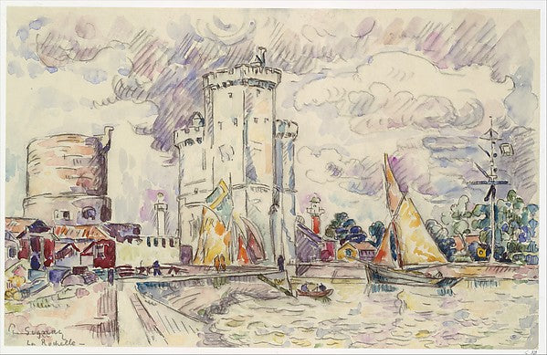 Paul Signac:La Rochelle c1920–28-16x12"(A3) Poster