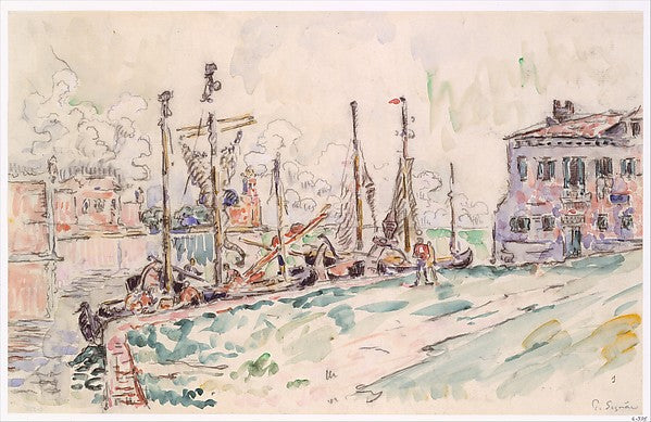 Paul Signac:Venice 1908-16x12"(A3) Poster