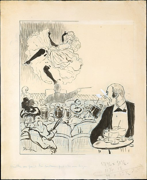 Théophile-Alexandre Steinlen , Lausanne 1859–1923 Paris):Dan-16x12"(A3) Poster